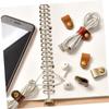 Angoily 20pcs Leather Earphone Winder Travel Cable Organizer Cord Covers Wire Hider Mixed view 4
