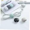 Angoily 12 Pcs Cable Wire Organizer Line Winder Earphone Holder Cable Wire Winder for Pc view 3