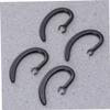 Angoily 24pcs Ear Hook Headphone Accessories Set Rotating Telescopic Rubber Hooks for Earbuds Compatible Ear Black view 3