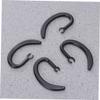 Angoily 24pcs Ear Hook Headphone Accessories Set Rotating Telescopic Rubber Hooks for Earbuds Compatible Ear Black view 4