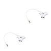 Angoily 2pcs Headphone Splitter Cable to Earphone Splitter Adapter Stereo Audio Signal Practical Way for Headphones view 1