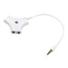 Angoily 2pcs Headphone Splitter Cable to Earphone Splitter Adapter Stereo Audio Signal Practical Way for Headphones view 4