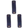 Angoily 3pcs Slim Leather Earphone Cord Holder Wire Holder Cable Storage Organizer Snap Tangle Cable Management view 1