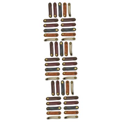 Angoily 45pcs Flexible Headphone Cable Clips Cord Organizers Wire Organizers Practical Cable Winder Headphone Wire Holder