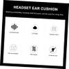 Angoily 40pcs Headphone Sponge Pads Replacement Soft Comfortable Ear Pads for Headphones Fit view 4