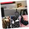 Angoily 2 Pcs Headset Stand for Monitor Headphones Storage Rack Wall-Mounted Bracket view 2