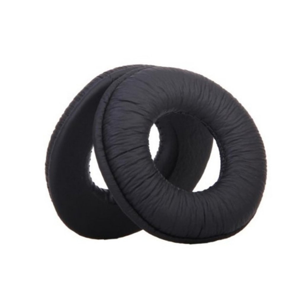 Angoily Replacement Ear Pads for Headphones Soft Black Ear Cushions Durable Pu Material Comfortable Fit for Long Listening Sessions