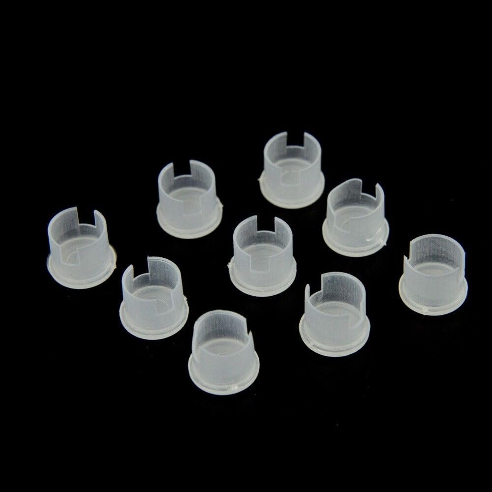 100pcs Plastic Covers Dust Cap for BNC Female Protective RF Connector Adapter