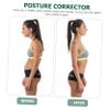 FOMIYES 3pcs Posture Corrector Adjustable Back Brace for Men and Women Breathable Back Straightener to Improve Posture Unisex Design for view 2