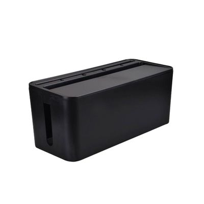 Homoyoyo Cable Management Box Wire Organizer Lid Power Cord Storage Box for Home Office
