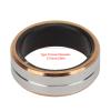 Akozon Smart Health Ring, Smart Ring Fitness IP68 Sleep Monitoring Step Counting Camera Control for Men Women Silver Gold (12) view 2