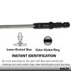 MIP Metric RC 1/4" Hex Bit 9211S 3.0mm  Hex Head Allen Wrench Drill Tools Tool Bits for Screwdrivers, Electric Screwguns, and Power Drills For RC Cars - Made in USA view 2