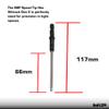 MIP Metric RC 1/4" Hex Bit 9211S 3.0mm  Hex Head Allen Wrench Drill Tools Tool Bits for Screwdrivers, Electric Screwguns, and Power Drills For RC Cars - Made in USA view 3