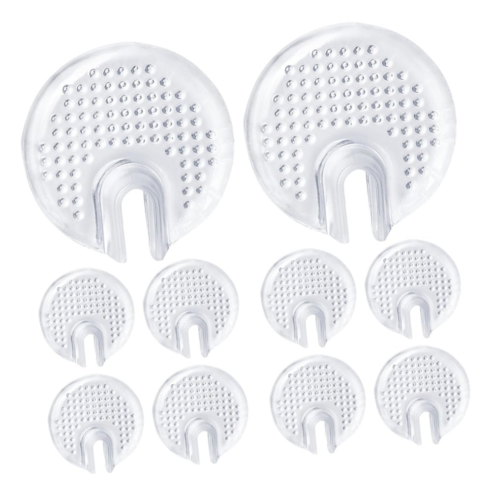 Holibanna 25pairs Metatarsal Foot Pads Adhesive Flip-Flops Pads Summer Sandal Cushions Feet Care Products for Women