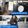 Tracker Device for Vehicles,Mini Hidden Car Tracker with Waterproof Case and Keychains,No Monthly Fee Real Time Car GPS Tracker Works with Apple Find My (iOS Only) (WaterproofWhite,4PCS) view 3
