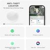 Tracker Device for Vehicles,Mini Hidden Car Tracker with Waterproof Case and Keychains,No Monthly Fee Real Time Car GPS Tracker Works with Apple Find My (iOS Only) (WaterproofWhite,4PCS) view 4