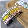 Angoily 80pcs Cable Cord Organizer Silicone Wire Organizer Cable Tie Keeper for Thick Thin Wires Tidy Desktop view 2