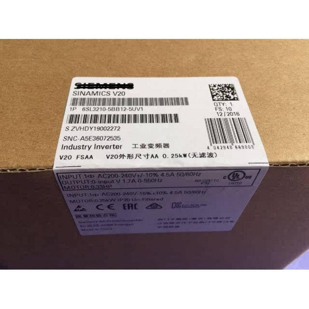 0.25KW 6SL3210-5BB12-5UV1