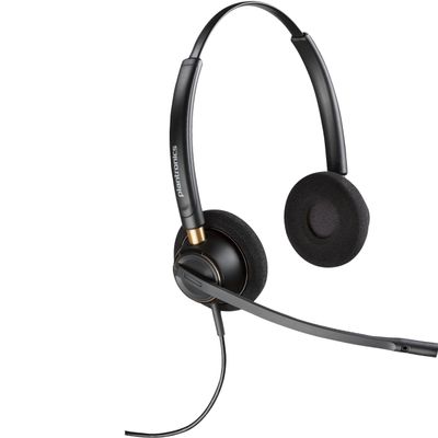 Poly EncorePro 520D with Quick Disconnect Binaural Digital Headset TAA - Stereo - Quick Disconnect, USB - Wired - Over-the-head, On-ear - Binaural - Supra-aural - 2.58 ft Cable - Noise Cancelling, Uni