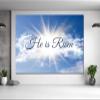 chnywork 8x6ft He is Risen Photography Backdrop Christian Holy Lights Happy Easter Background for Religious Holiday Easter Event Decorations Kids Adults Photo Studio Props view 4
