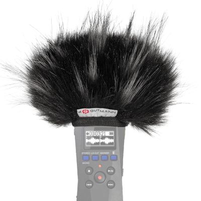Gutmann Microphone Fur Windscreen Windshield for ZOOM H1essential Premium Edition STAR with inner lining | Made in Germany