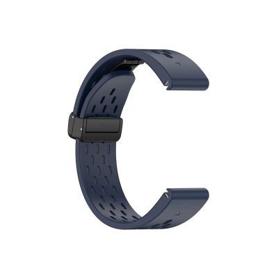 WUURAA 20 22 26mm For Garmin Fenix 7XPro Silicone Quick Release Strap Belt For Fenix5 5X 5SPlus 6 6X 6SPro Watch Band Instinct Wristband (Color : Dark blue, Size : For Instinct 2S)