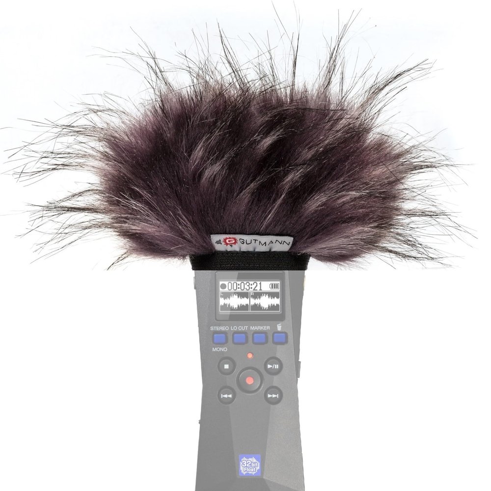 Gutmann Microphone Fur Windscreen Windshield for ZOOM H1essential Premium Edition NEPTUNE with inner lining | Made in Germany