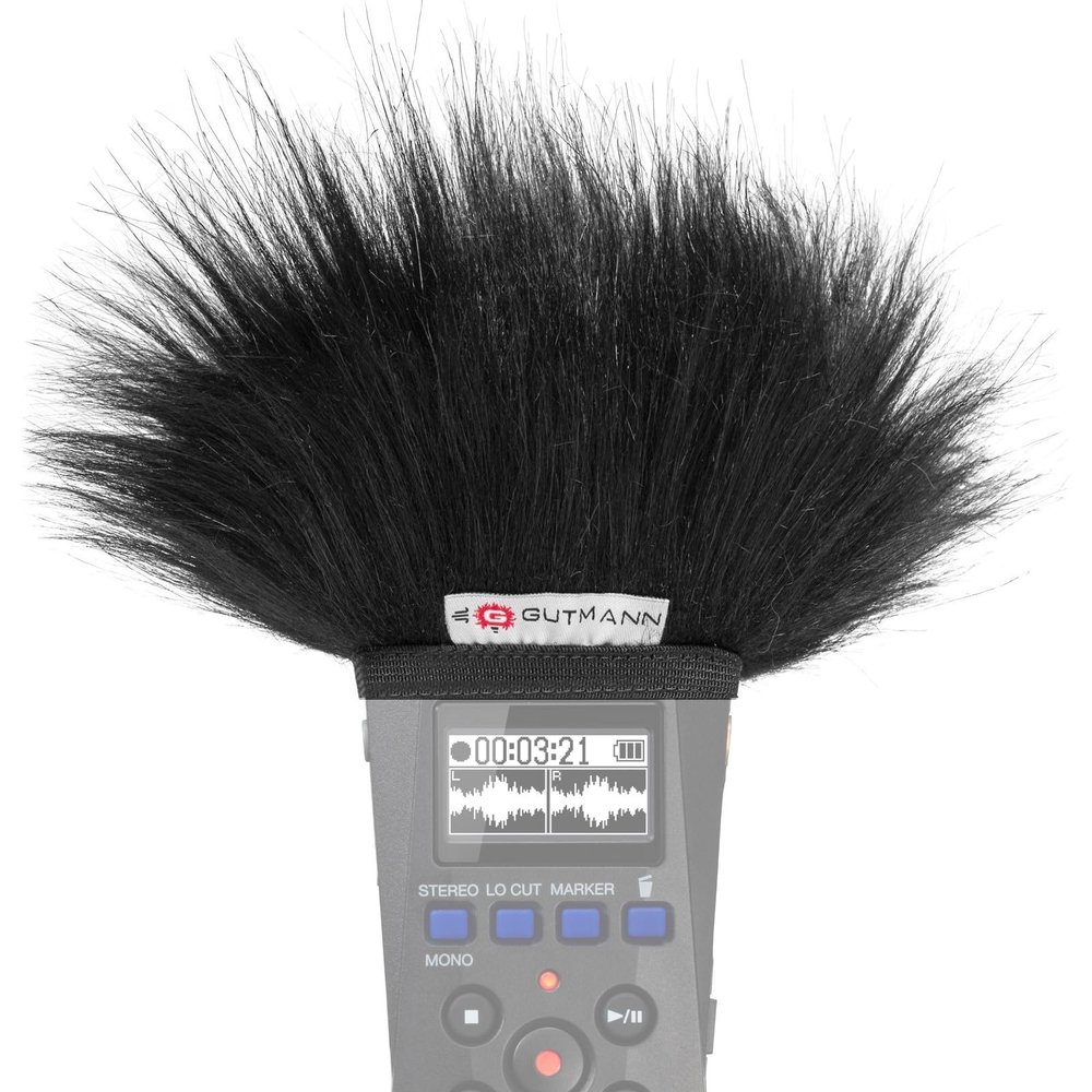 Gutmann Microphone Fur Windscreen Windshield for ZOOM H1essential | Made in Germany