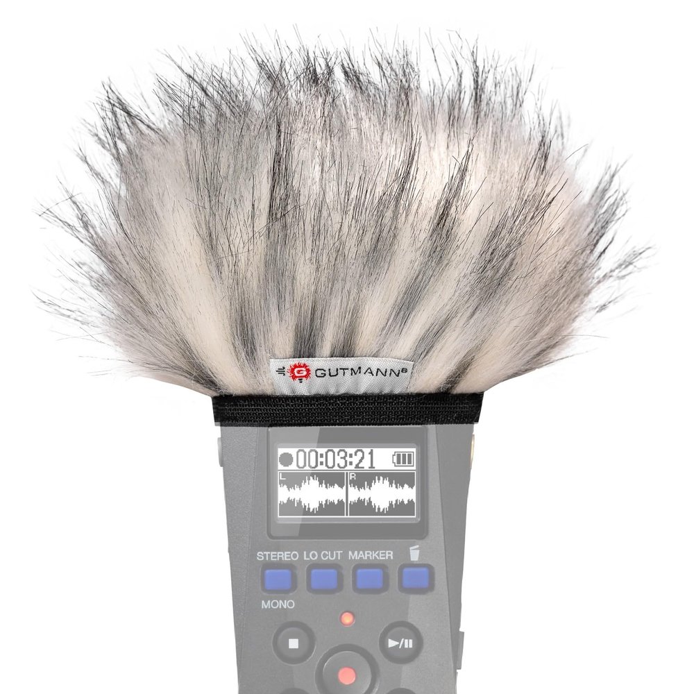 Gutmann Microphone Fur Windscreen Windshield for ZOOM H1essential HUSKY | Made in Germany