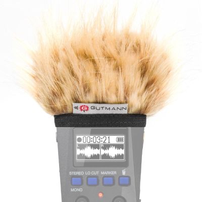 Gutmann Microphone Fur Windscreen Windshield for ZOOM H1essential CAMEL | Made in Germany