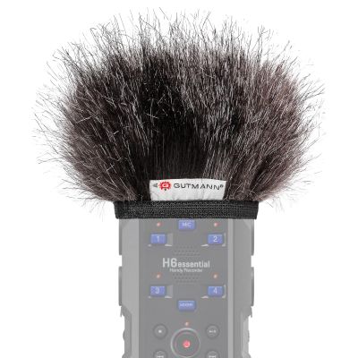 Gutmann Microphone Fur Windscreen Windshield for ZOOM H6essential Premium Edition MERCURY with inner lining | Made in Germany