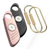 Personal Safety Alarm - 2 Pack, 140db Siren, Powerful Safe Sound, Personal Alarm with Strobe Light and Convenient Copper Ring Keychain view 1
