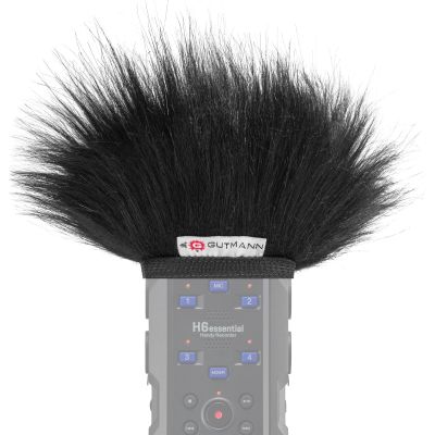 Gutmann Microphone Fur Windscreen Windshield for ZOOM H6essential Premium Edition with inner lining | Made in Germany