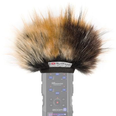 Gutmann Microphone Fur Windscreen Windshield for ZOOM H6essential Premium Edition TIGER with inner lining | Made in Germany