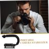 Veemoon Professional Phone Stabilizer Rig with Grip Handle for Video Recording Compatible with DSLR Cameras U-Shaped Hot Shoe Support for Smooth Filming view 2