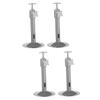 Angoily 4pcs CCTV Camera Mount Brackets Ceiling Wall Mounts Aluminum for Security Cameras Easy Installation view 1
