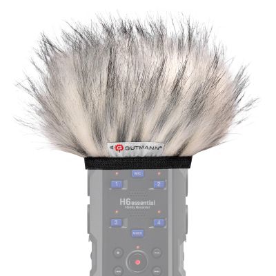 Gutmann Microphone Fur Windscreen Windshield for ZOOM H6essential Premium Edition HUSKY with inner lining | Made in Germany