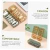 Veemoon Slot Cable Management Box Cord Hider Wire Organizer for Appliances Translucent Storage Box Lid view 2
