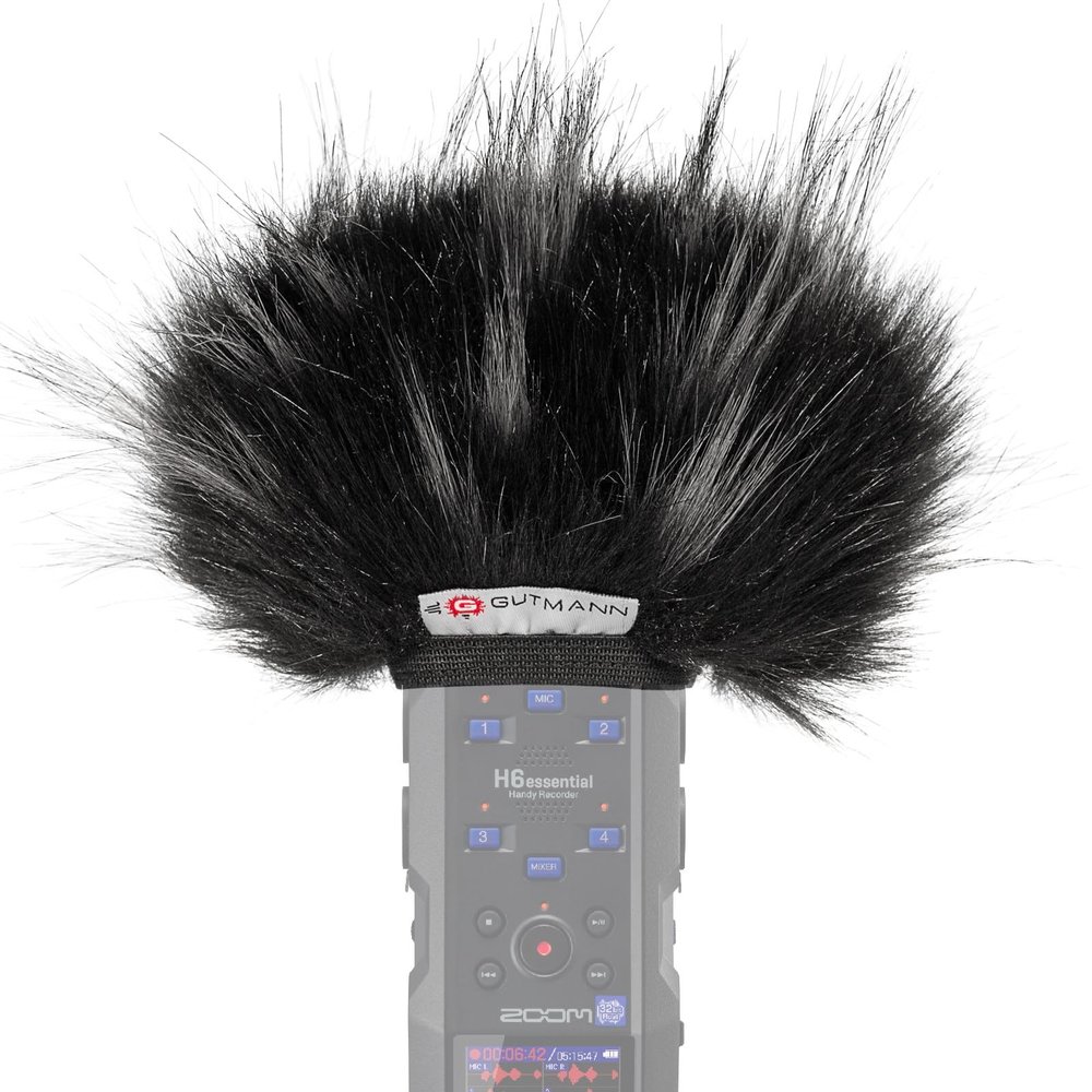 Gutmann Microphone Fur Windscreen Windshield for ZOOM H6essential STAR | Made in Germany