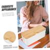 Angoily Bamboo Cable Management Box with Lid Capacity Cord Organizer for Stylish Wire Storage for Tidy Spaces view 4