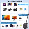Wireless HDMI G9R Pro- One Transmitter and Four Receivers- Extender Kit, Wirelessly Simultaneous Expansion, 165FT/50M 5.8G/2.4G @60Hz, Plug and Play- Stream Video from Laptop to Multi-TVs/Monitors view 4