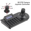 PTZ Camera Controller, Professional Joystick Keyboard with LCD Display RS485 Protocol Control for CCTV ABS US Plug view 2