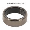 Akozon Smart Health Ring, Black Smart Ring Health Step Counting Sleep Quality Monitoring IP68 Health Ring for Android for iOS (8) view 2