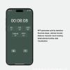 Akozon Smart Health Ring, Black Smart Ring Health Step Counting Sleep Quality Monitoring IP68 Health Ring for Android for iOS (8) view 4
