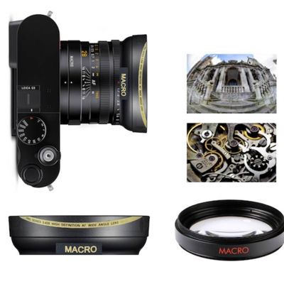 49MM HD 32K Ultra Wide Angle Lens + Macro Lens for Leica Q3 Digital Camera