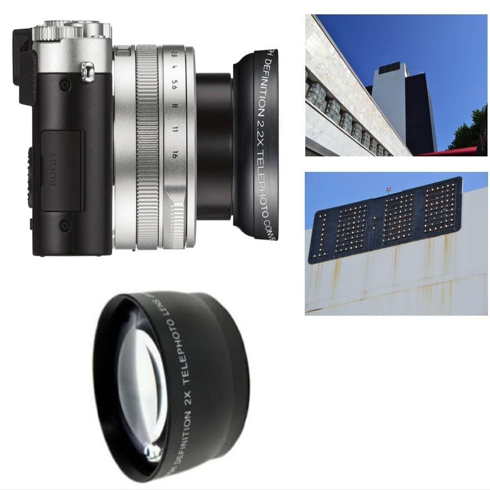 43MM HD 32K 2.2X TELEPHOTO Zoom Lens for for Leica D-Lux 7 Digital Camera
