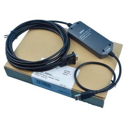 USB-PPI Programming Cable for S7-200 PLC Transmission Cable Communication Download Cable (Driverless Industrial) Optical Isolator 3m