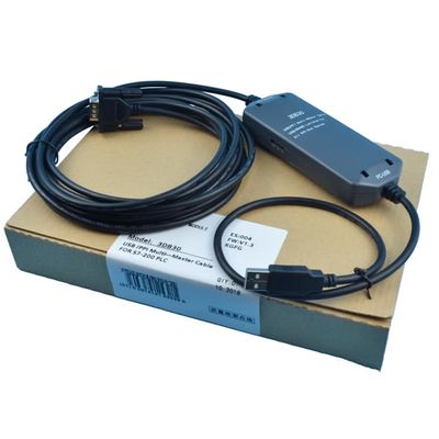 USB-PPI for S7-200PLC Programming Cable Transmission Cable Communication Download Data Cable (Driver-Free Learning Type) Support 200 Support 187.5K 3 Meters