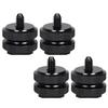 Pasuihcay Camera Hot Shoe Mount to 1/4inch-20 Tripod Screw Adapter,Flash Shoe Mount for DSLR Camera Rig (Pack of 4) view 1