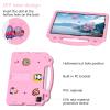 AKABEILA Compatible with Samsung Galaxy Tab S7 FE 12.4(2021)/Tab S7 Plus(2020)/Tab S8 Plus(2022) 12.4/Tab S9 Plus(2023) 12.4/S9 FE Plus(2023) 12.4 Tablet Case, Kids Case with Strap & Pen Tray - Pink view 3